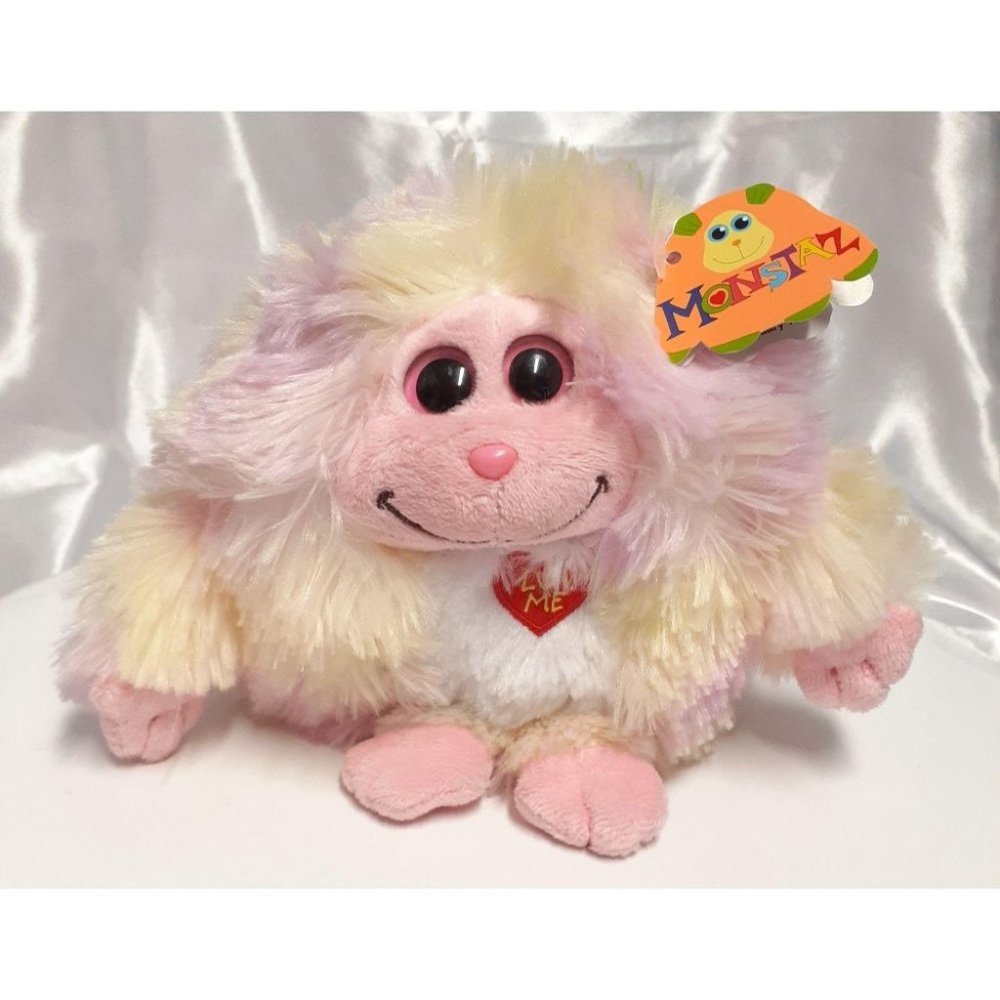 Ty Monstaz Lola Pink Yellow Monster No Sound 5